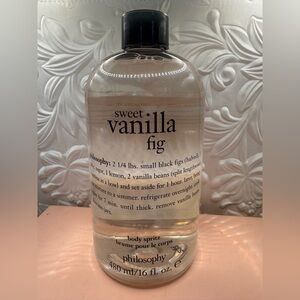 Philosophy body spritz ‘sweet vanilla fig’ 16oz